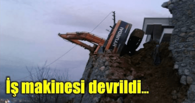 Devrildi…Duvar inşaatında iş kazası…