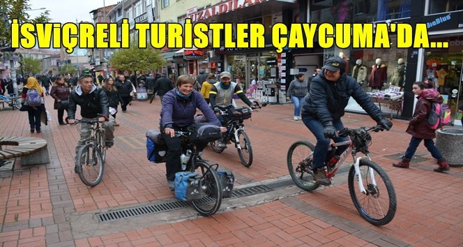 İsviçreli maceracılar Çaycuma’da…