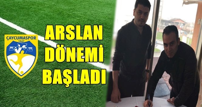 Çaycumaspor’a “Arslan” gibi hoca…