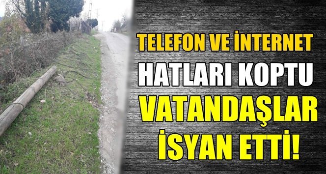 Yer Çaycuma…Dünya ile bağlantıları kesildi!.