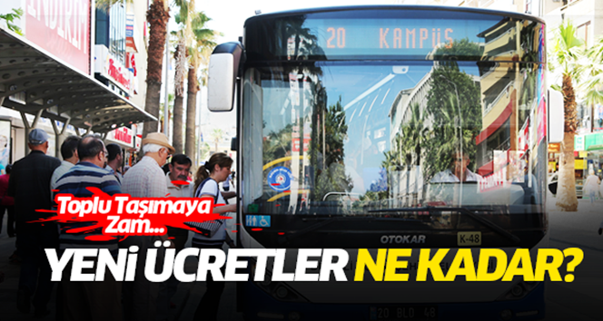 Zam geldi!. İşte yeni ücret…