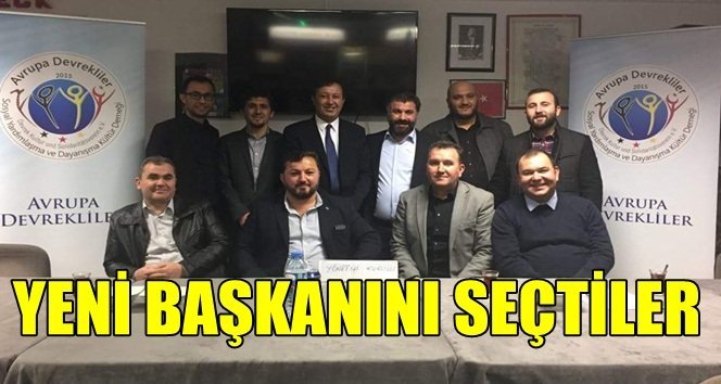 Avrupa’da yıldızı parlayan Devrekliler yeni başkanını seçti…