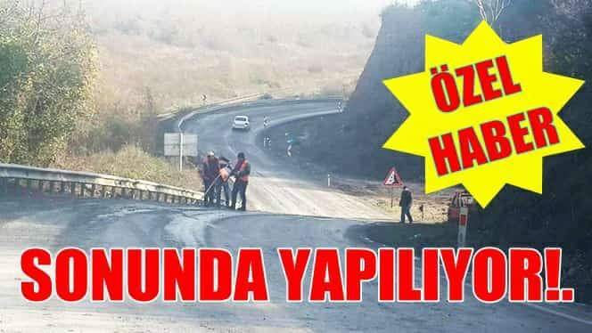 Haberimiz ses getirdi!. O yol yapılıyor…