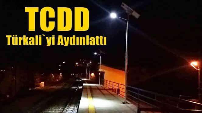 Türkali tren istasyonu ışığa kavuştu…