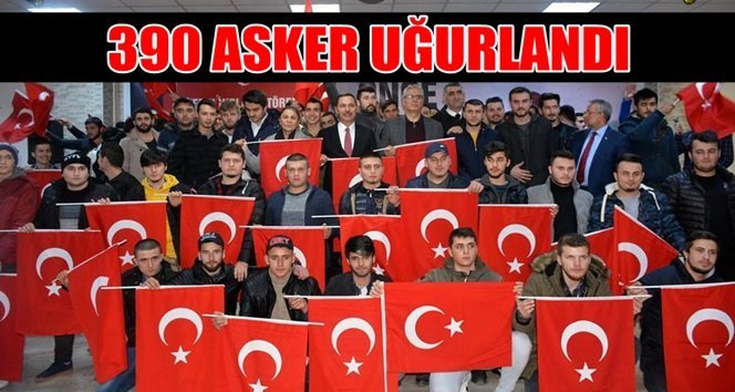 Kdz Ereğli’de asker uğurlama töreni yapıldı…