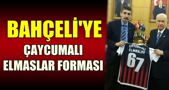MHP Genel Başkanı Bahçeli’ye Zonguldakspor forması…