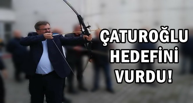 Flaş…Okçuluğa soyundu…