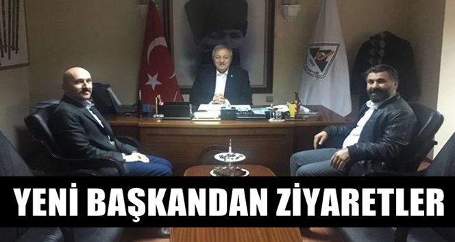 Çiçeği burnunda başkandan ilk ziyaret…