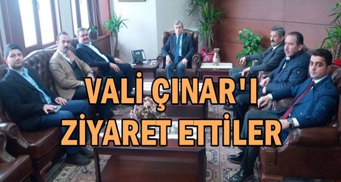 Vali Çınar’a ziyaret…