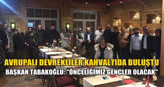 Gurbetteki Devrekliler ilk toplantısını yaptı ve ilk müjde geldi…