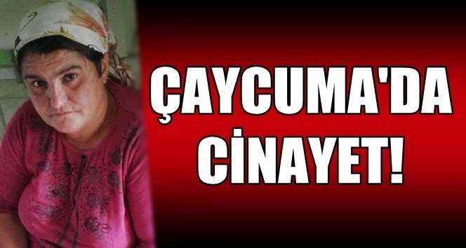 Çaycuma’da zihinsel engelli adam kadını tüfekle öldürdü…