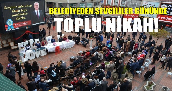 Çaycuma’da toplu nikâh töreni…