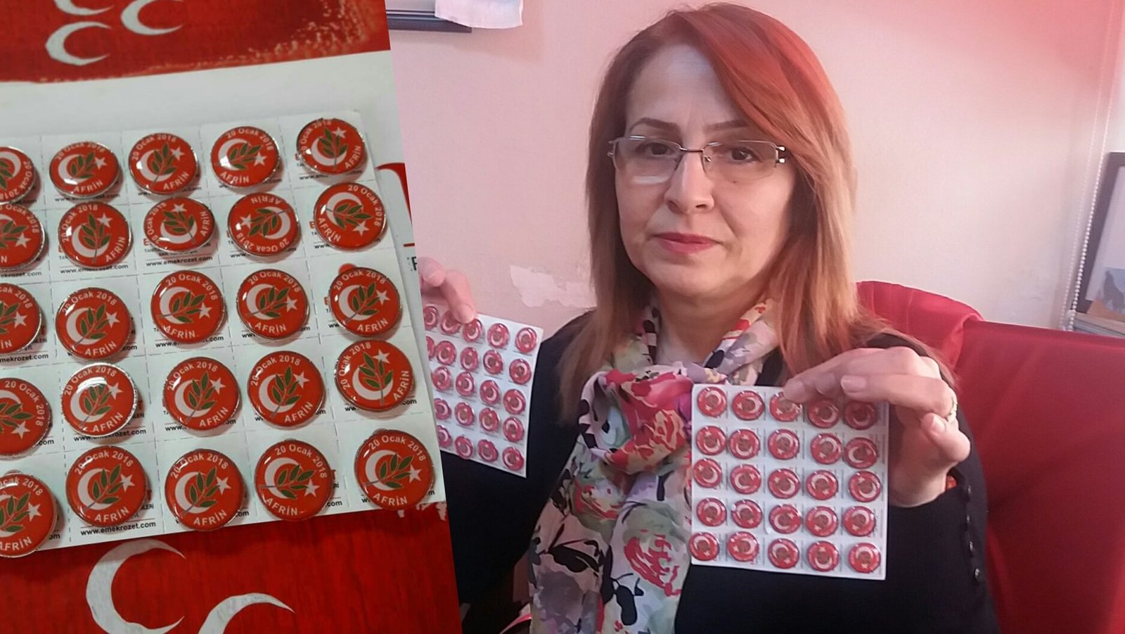 Mehmetçik’e asenalardan rozetli destek!.