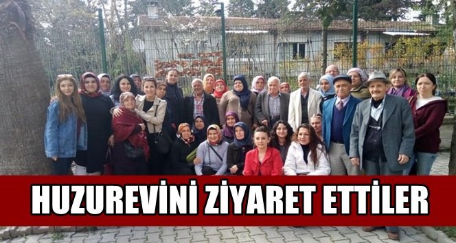 Güneş, Huzurevini ziyaret etti…