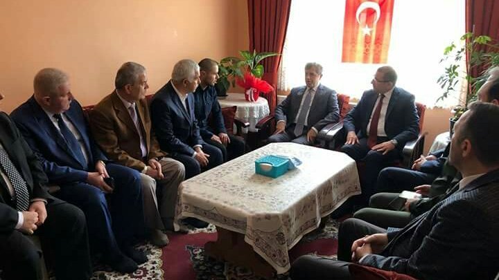 Vali Çınar Afrin gazisine moral ziyareti yaptı…