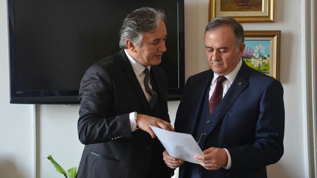 İl Başkanı Ayan TTK dosyasını teslim etti…