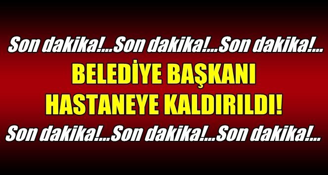 Yoğun tempoya dayanamadı, hastanelik oldu!.