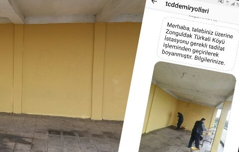 Türkali istasyonu kirli görüntüsünden kurtarıldı…