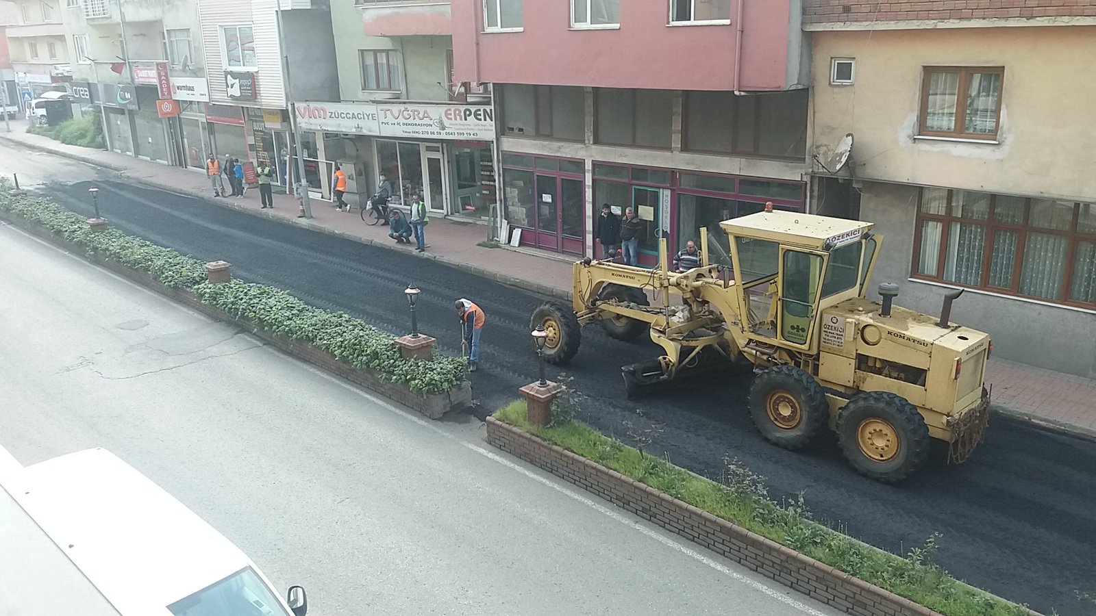 Kilimli’de köstebek çukurlarına yamalı çözüm!.