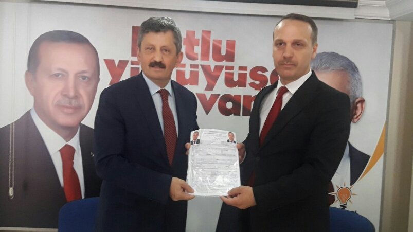 Gazeteci Osman Sav Ak Parti’den adaylık başvurusunu yaptı…