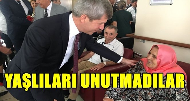 Vali ve Belediye Başkanından huzurevi ziyareti…