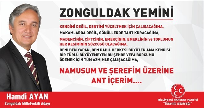 Zonguldak MHP Milletvekili Adayı – Hamdi Ayan