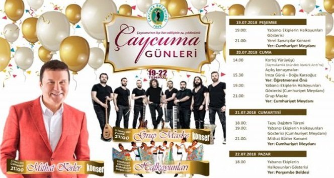 Çaycuma’nın ilçe ilan edilişi kutlanacak…