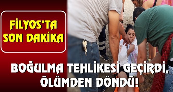 Ölümden döndü, dalgalardan kurtarıldı…