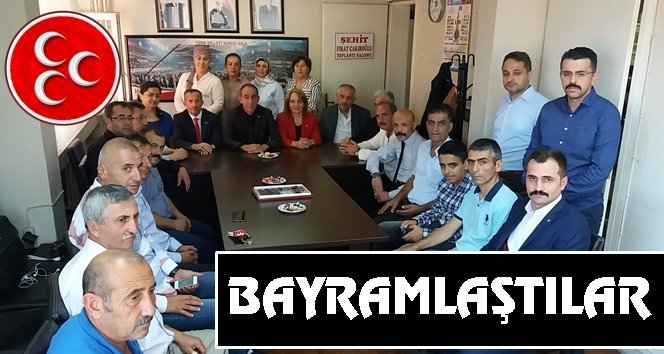 MHP bayramlaştı, tebrikler kabul edildi…