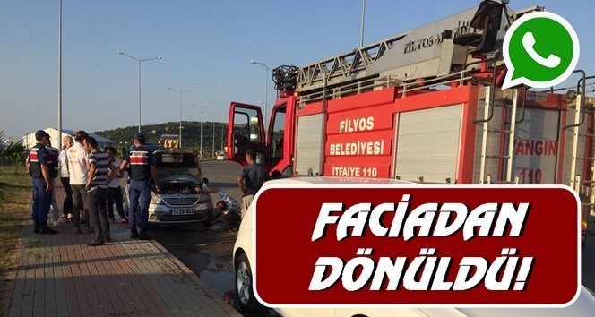 Elektrik kontağından çıktığı iddia edilen yangın korkuttu!