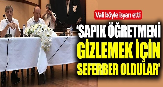 Vali Ahmet Çınar isyan etti!.