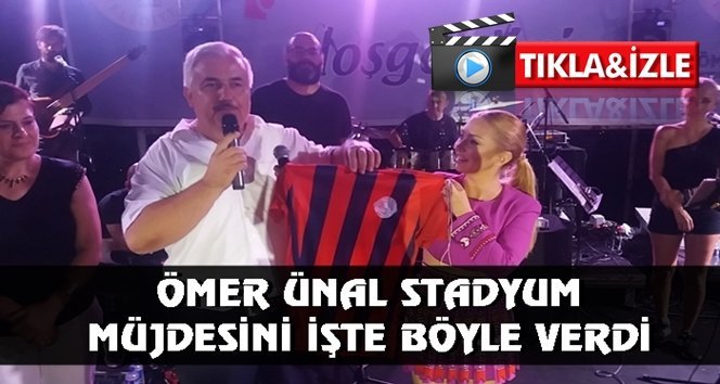 Başkan Ünal Filyoslulara müjdeyi böyle verdi…