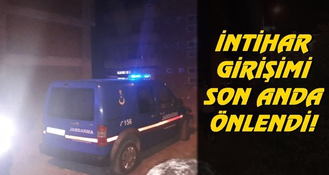 Filyos’ta işitme engelli kadın atlamak istedi…