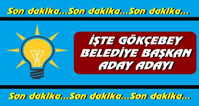 Gökçebey’in aday adayı…