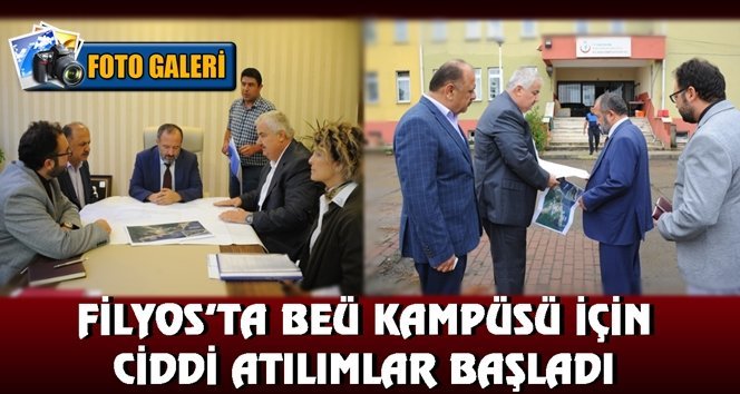 Rektör ve heyeti Filyos’ta…