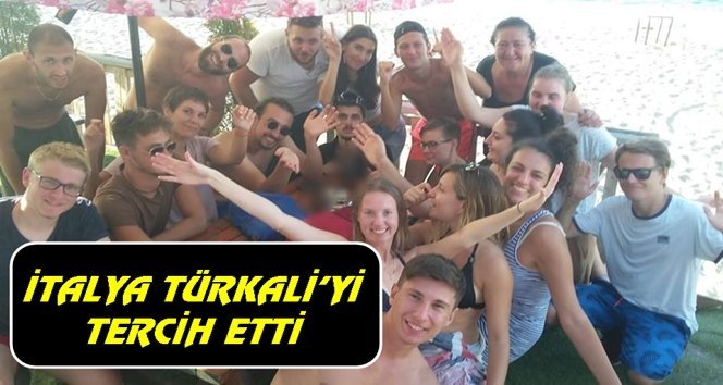 Akın akın geldiler…İtalyan öğrenciler Türkali’de…