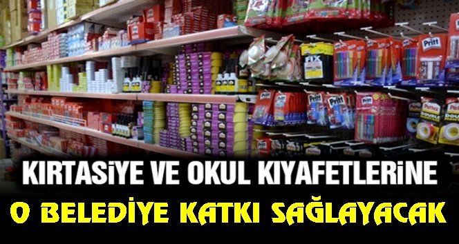 Geliri olmayan aileye kırtasiye ve kıyafet desteği…