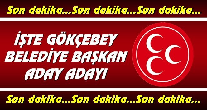 Gökçebey’e sürpriz Belediye Başkan aday adayı…