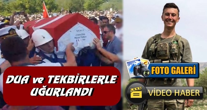 Onbinler Şehit Recep Turan’ı ebediyete uğurladı…