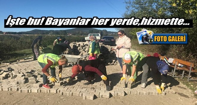 Mahalleye kadın eli değdi…