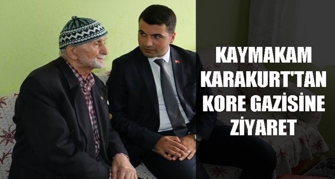 Karakurt, Kore Gazisini ziyaret etti.