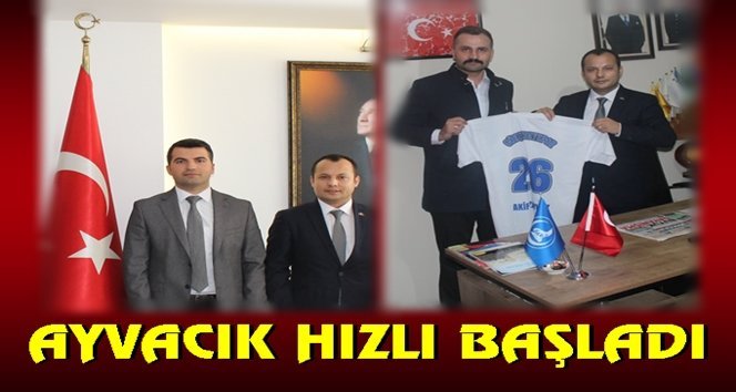 MHP’nin adayı Ayvacık Gökçebey’e çıkarma yaptı