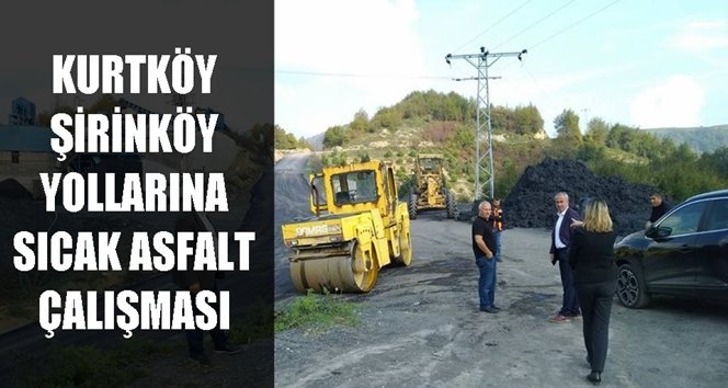 Özel İdare’den sıcak asfalt çalışması…