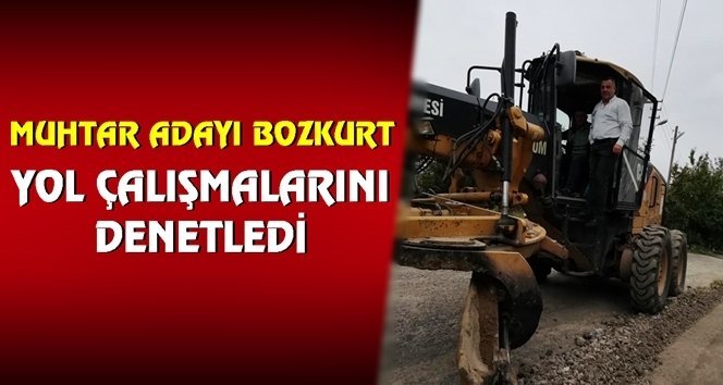 Uzunmehmet Mahallesi muhtar adayından yerinde keşif…