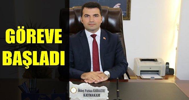 Gökçebey Kaymakamı Karakurt göreve başladı…