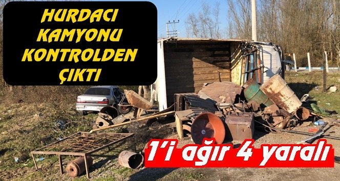 Çaycuma’da kaza…