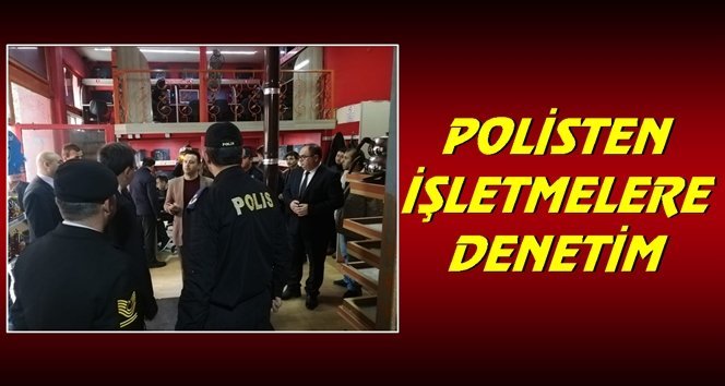 Çaycuma’ya polis denetimi…