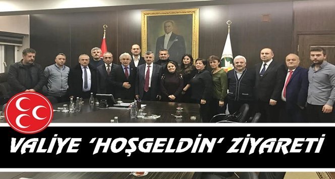 MHP İl yönetimi Vali Bektaş’a ziyaret yaptı…