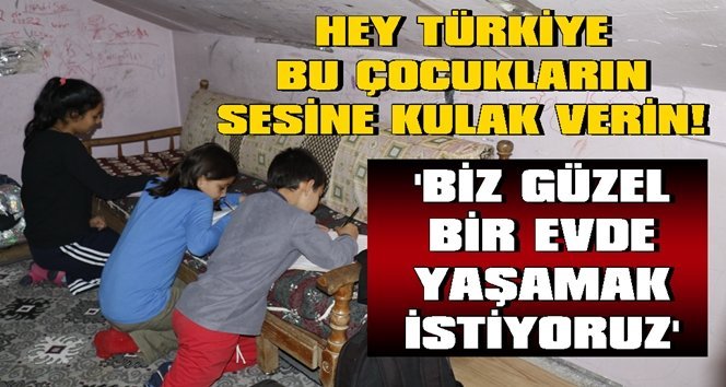 Yer: Zonguldak! Bu çocuklar çatı katında yaşam sürdürüyor!