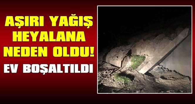 Fındık bahçesinde heyelan…